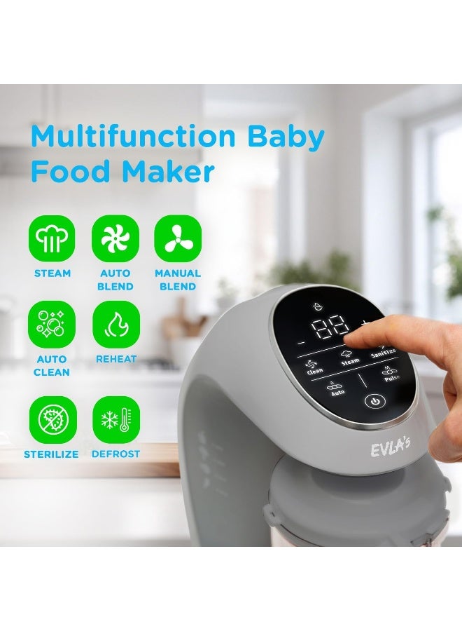 إيفليز Baby Food Maker Baby Food Processor Blender Grinder Steamer - Image 4