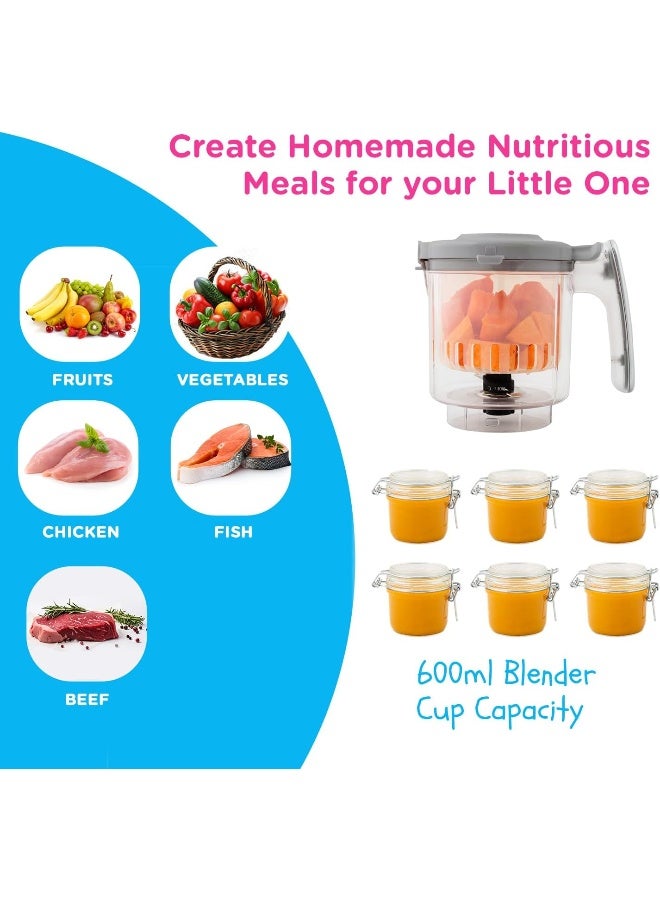 إيفليز Baby Food Maker Baby Food Processor Blender Grinder Steamer - Image 5