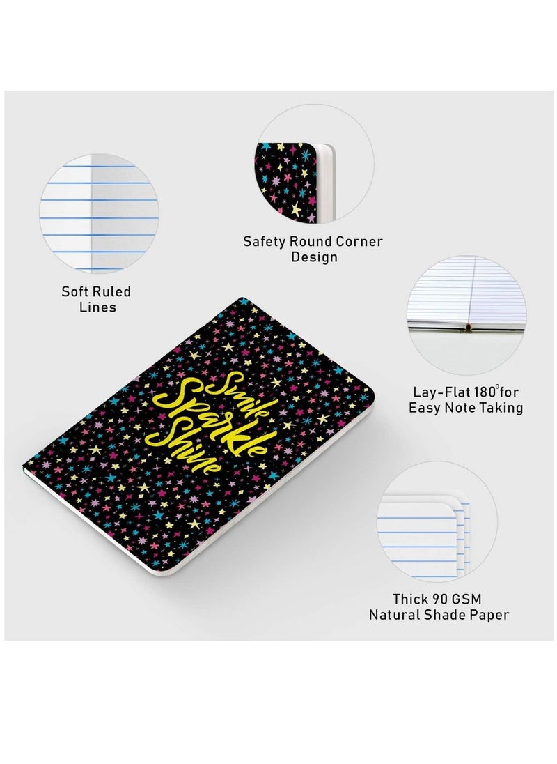 FACTOR NOTES B6 Size Small Journal Ruled Notebook 90gsm Thickness 112 Pages  - Image 3