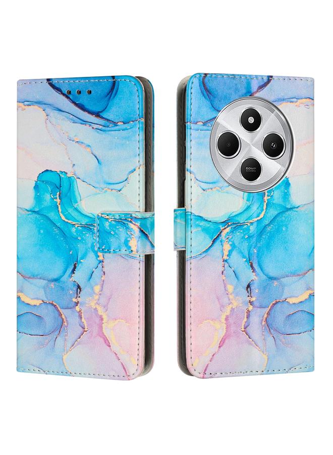 S-TOP Case For Redmi 14C 4G / A3 Pro Painted Marble Pattern Leather Phone Case - Image 1