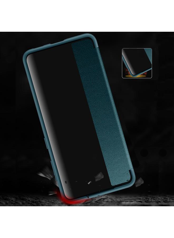 اس-توب جراب لهاتف Samsung Galaxy S21 Ultra 5G مع نافذة جانبية مغناطيسية وغطاء جلدي أفقي مقاوم للصدمات - Image 3