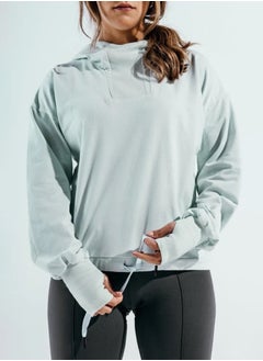 SIGMA FIT Sigma Fit PALE AQUA KINDLE HOODIE - S ,Color: white  - Image 2
