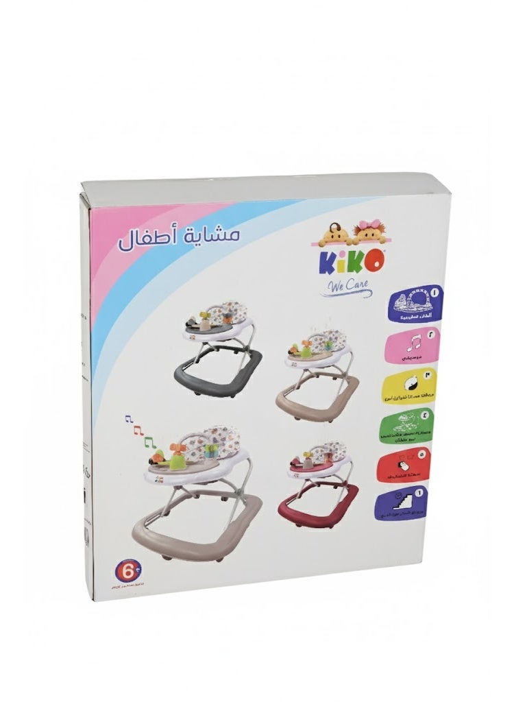 KIKO BABY WALKER WITH MUSIC - 8 WHEELS - Image 4