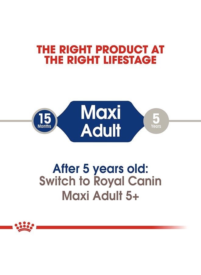 ROYAL CANIN Size Health Nutrition Maxi Adult 15 KG - Image 5
