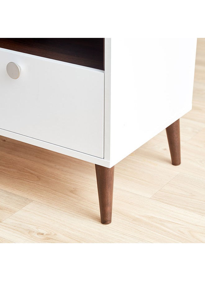 Natalia End Table With Drawer 52.9x48x40 cm
