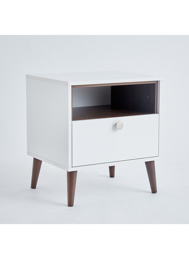 Natalia End Table With Drawer 52.9x48x40 cm