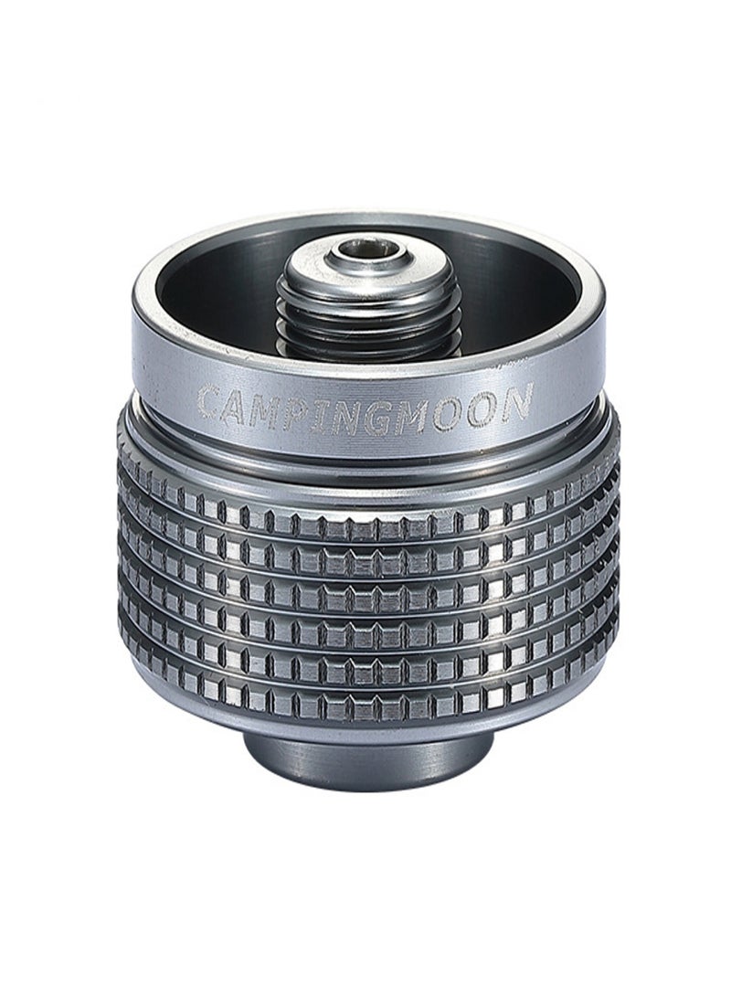 Campingmoon Cylinder Adapter Aluminum Alloy Outdoor Stoves Adapter Camping Furnace Connector Adapter - Image 1