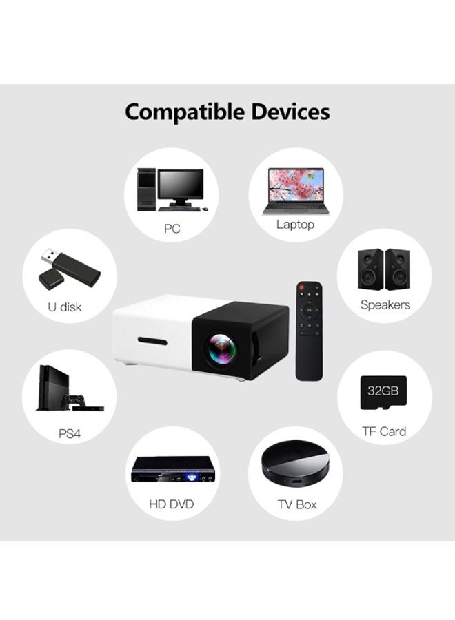 Portable LED Projector - 800 Lumens  - Image 2