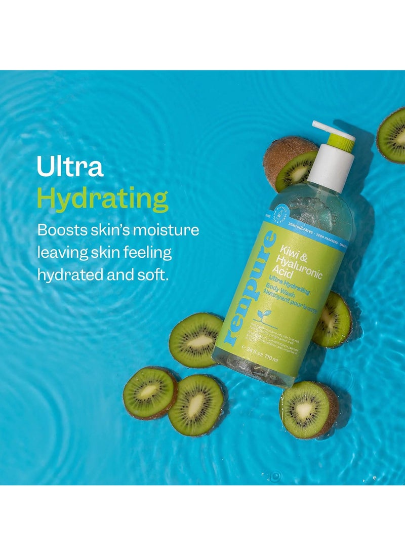 Renpure - Kiwi and Hyaluronic Acid Ultra Hydrating Body Wash 24 fl oz - Image 1
