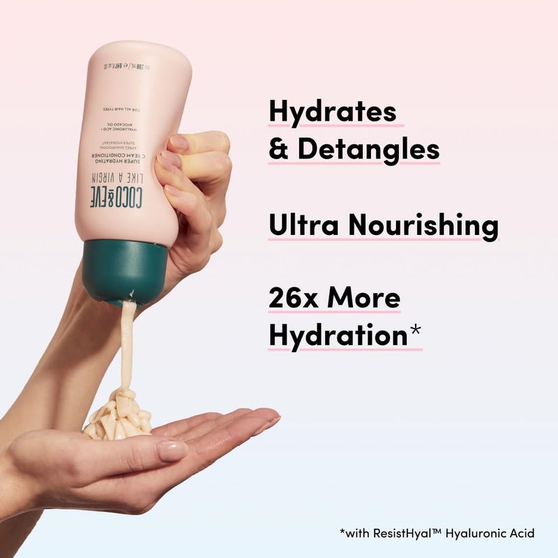 Coco & Eve Like A Virgin Super Hydrating Conditioner. Sulfate-free with Argan oil, Coconut. For any Dry, Damaged, Color, and Frizzy hair. (8.4 fl oz) - Image 3