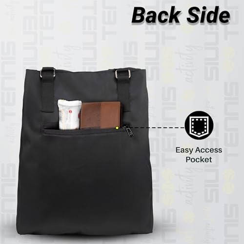 WHACKK Borg Black 23L Tennis Badminton Squash Shoulder Bag/Sep Shoe Pocket/Bottle Holder/Organiser - Image 2