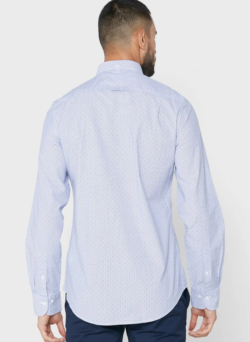 GANT Dot Print Slim Fit Shirt