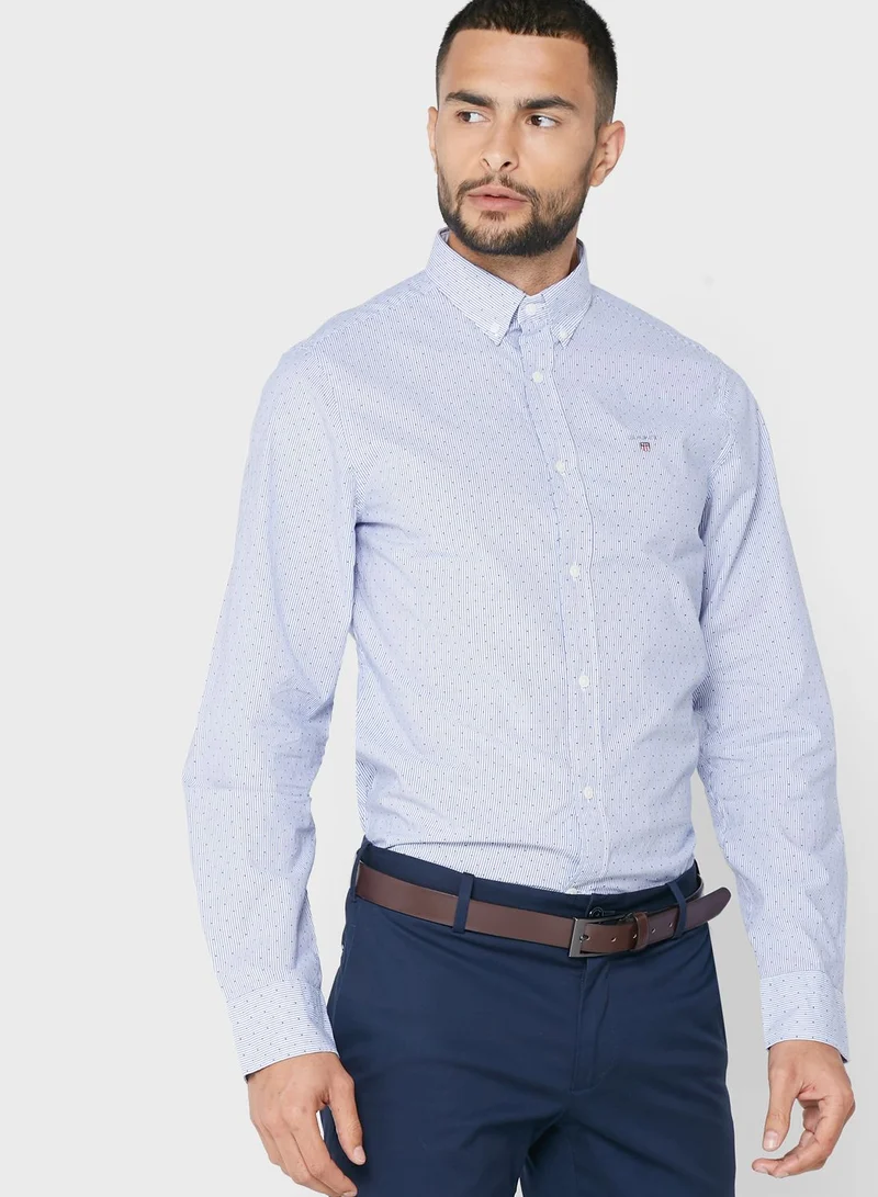 GANT Dot Print Slim Fit Shirt