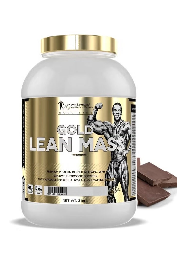 Gold Lean Mass, Chocolate Flavour, 3kg