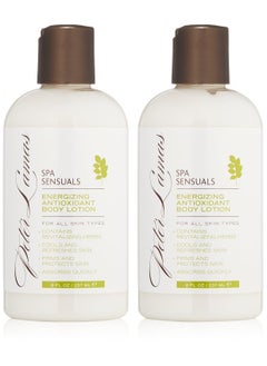 Peter Lamas Spa Sensuals Energizing Antioxidant Body Lotion 8 fl oz Pack of 2