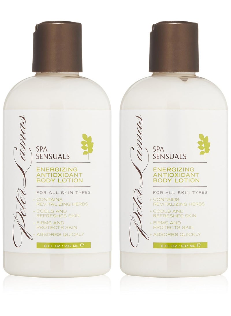 Peter Lamas - Peter Lamas Spa Sensuals Energizing Antioxidant Body Lotion 8 fl oz Pack of 2 - Image 1