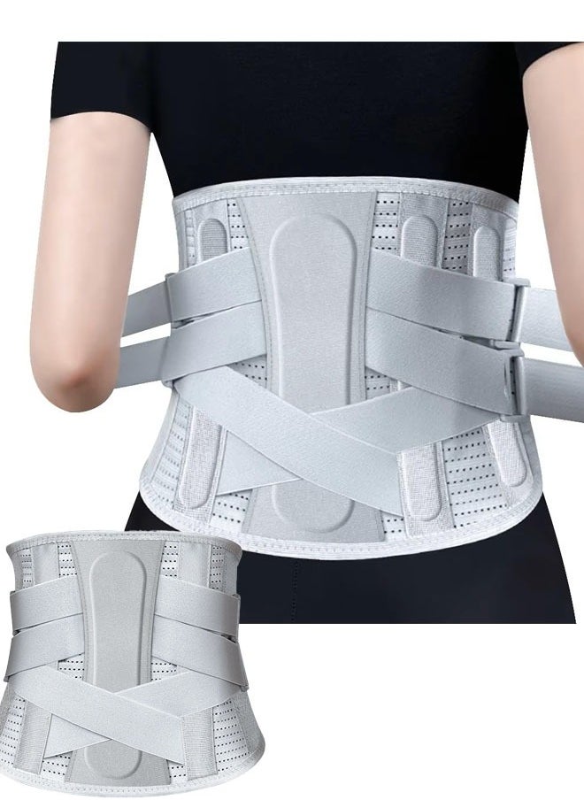 Bukela Lumbar Support Belt Lumbosacral Back Brace,Breathable Back Support Belt, Lower Back Pain Relief Warmer Stretcher for Herniated Disc, Sciatica, Scoliosis(XXL)  - Image 1
