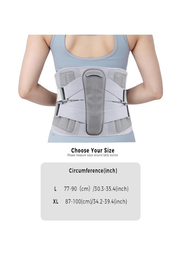 Bukela Back Brace for Lower Back Pain Women Men, Lower Back Brace Posture Corrector with 3 Lumbar Pads,Support Belt for Men and Women, Sciatica, Herniated Disc, Scoliosis, XXL - Image 3