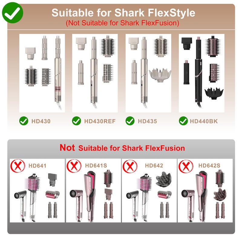 TOPONIMI Hair Dryer Holder for Shark Flex Style, Wall Mount Holder Compatible with Shark FlexStyle, Curling Wand Organizer, Rack with Cord Hanger for Accessories Curlers Brushes Diffuser and Attachments - Image 3