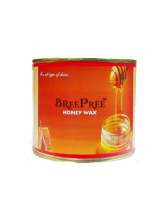 BREEPREE Honey Wax 600gm (2Pcs) + 60 Pcs Waxing Stripes+ 1 Waxing Spatula - Image 2