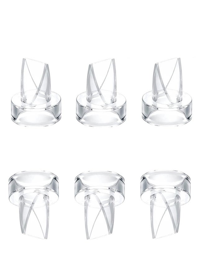 6 Piece Replacement Duckbill Valves Breast Pump Accessories