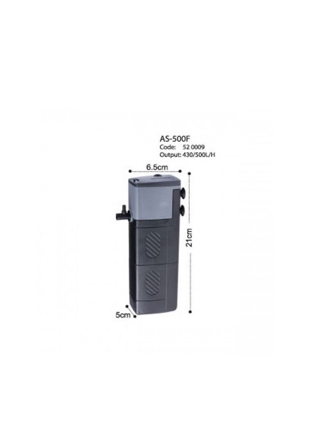KWZONE Aquarium Astro AS Internal Filter For Fish Tanks Black - Image 2