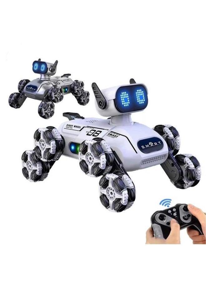 روبوت ذكي بعجلات ثمانية مع جهاز تحكم عن بعد، متعدد الألوان - Image 1
