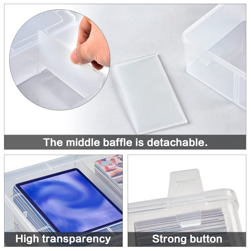 FULLCASE Card Case Holder Compatible with Baseball Football Sports Game, Trading Cards Storage Also for PM TCG/for MTG/for C.A.H/for Topps Display Collector Organizer(Box Only) - Image 3