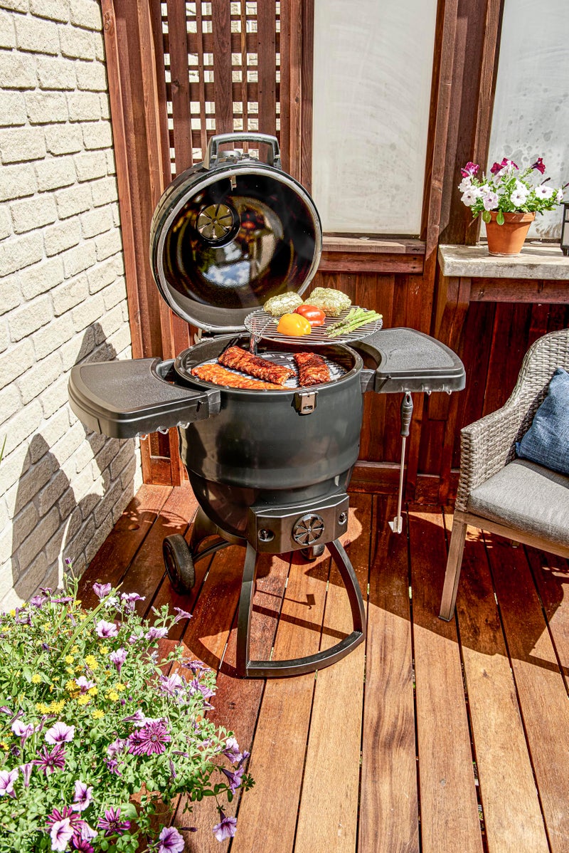 Broil King Big Steel Keg KA5533 Diffuser Kit, Black - Image 3