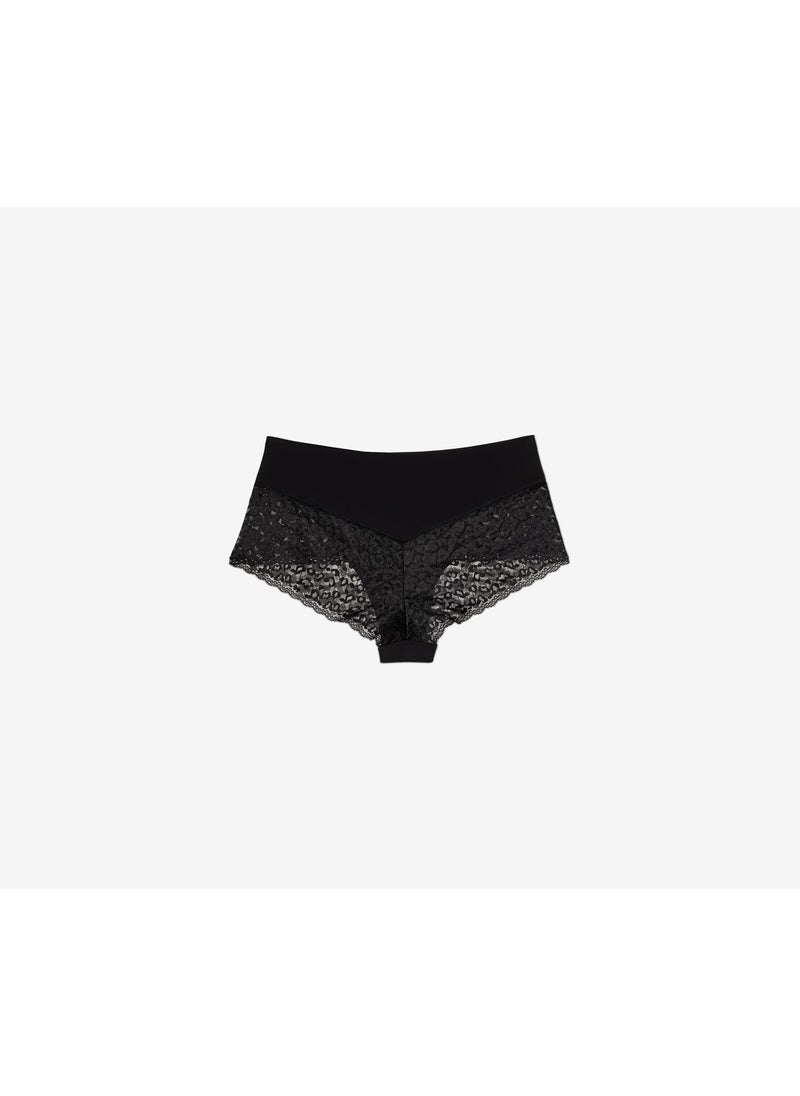 Tchibo Women Panties With Lace, Black  - Image 2
