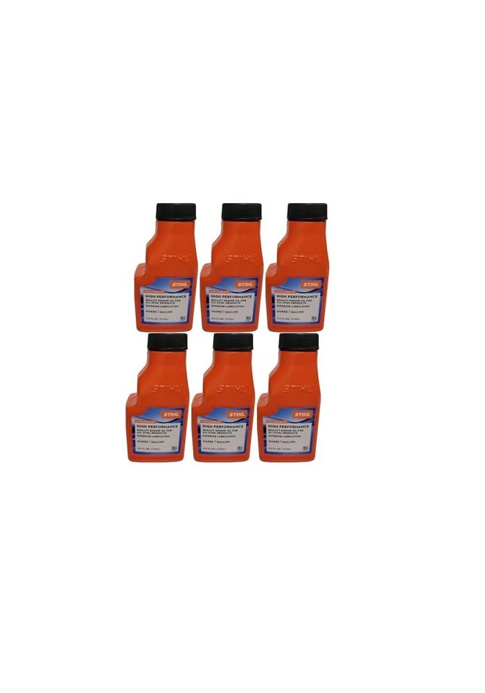 STIHL 0781 319 8008 26 Ounce High Performance 2 Cycle Engine Oil 6 Pack - Image 1