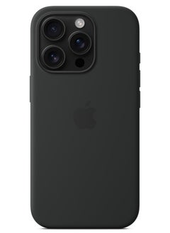 Silicone Apple MagSafe Silicone Case for iPhone 16 Pro Max – Black  - Image 1