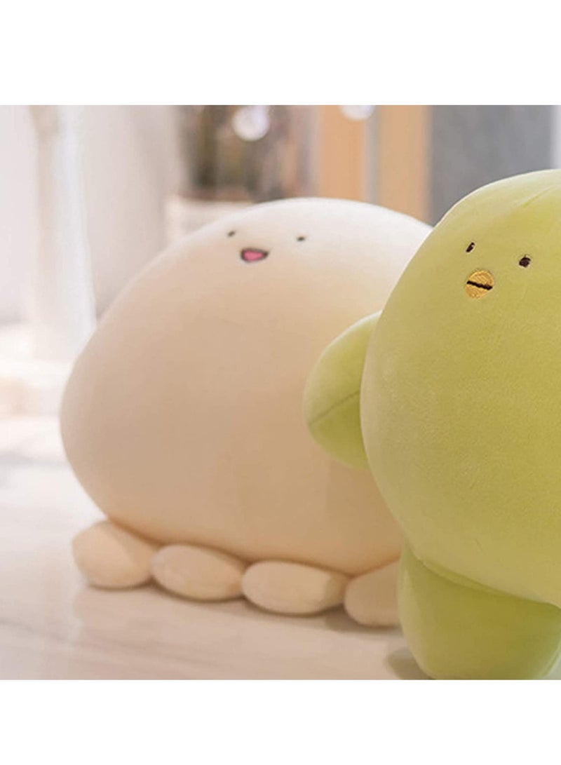 SYOSI ELECTION  9 inch C ute Octopus Plush Stuffed Animal Body Pillow Fat Cartoon Cylindrical Body Pillows for Kids, Super Soft Hugging Toy Gifts for Bedding, Kids Sleeping Nap Kawaii Pillow - Image 3