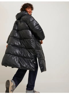 JJXX Hooded Black Women's Coat 12236546  - Image 3