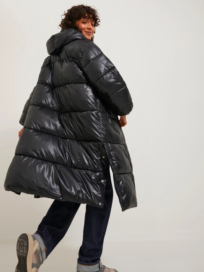 JJXX Hooded Black Women's Coat 12236546  - Image 3