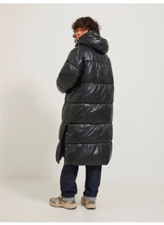 JJXX Hooded Black Women's Coat 12236546  - Image 4