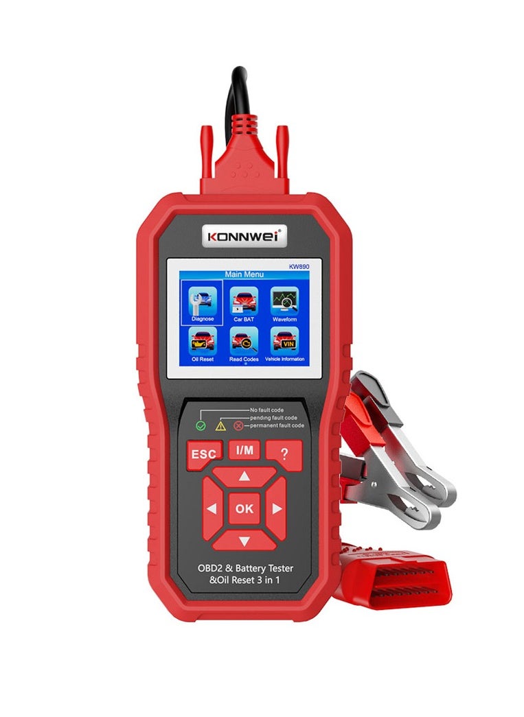 كونوي KW890 obd2 الماسح الضوئي سيارة المهنية السيارات رمز القارئ أداة تشخيص  - Image 1