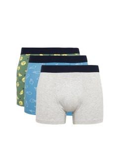 Man Underwear Regular Fit Knitted Boxer - 3 Pack