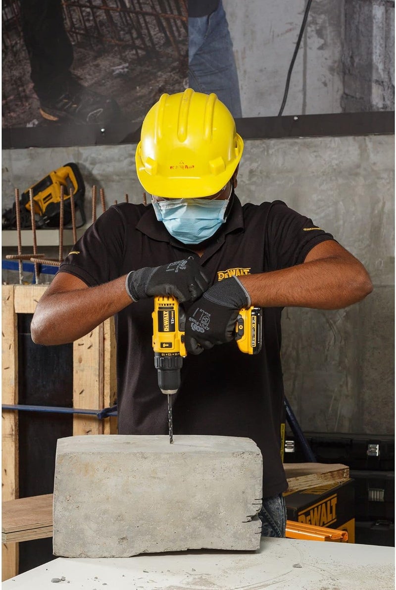 DEWALT 12V 10Mm Subcompact Hammer Drill Driver With Extra Battery, Yellow/Black, Dcd716D2-B5 - Image 4