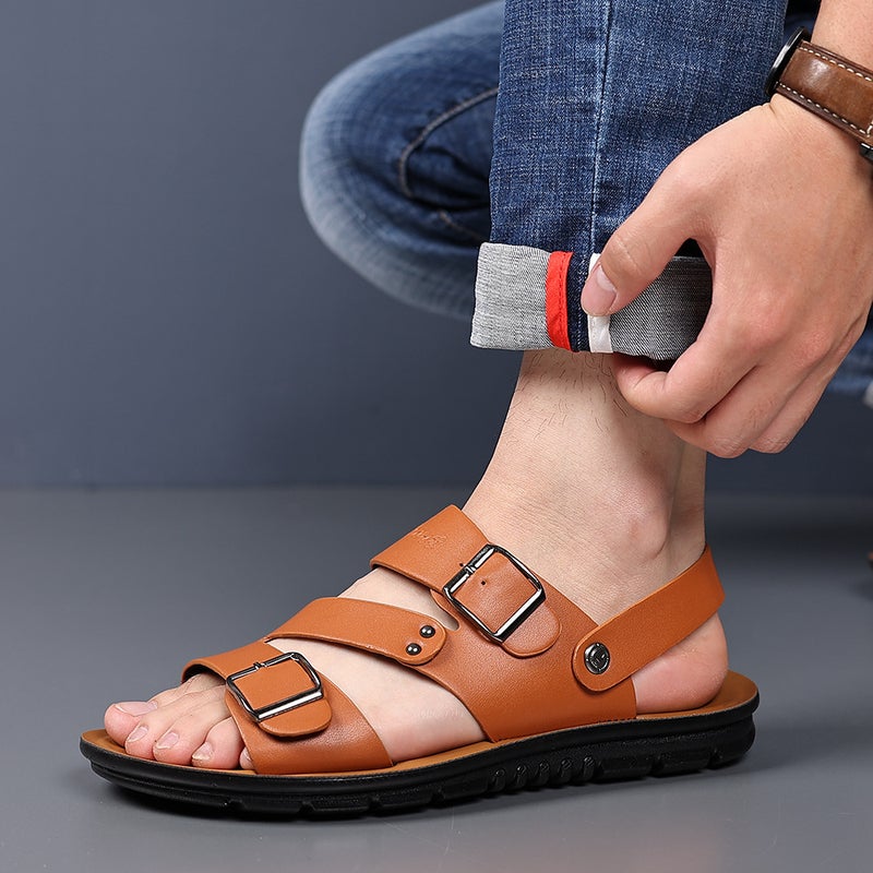 Plus Size 454647 Sandals Men'S New Summer Casual Versatile Shoes Men'S Sandals Dual-Use Beach Shoes - Image 4