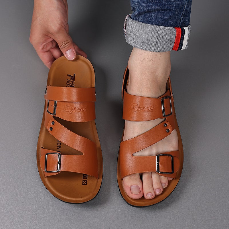 Plus Size 454647 Sandals Men'S New Summer Casual Versatile Shoes Men'S Sandals Dual-Use Beach Shoes - Image 2