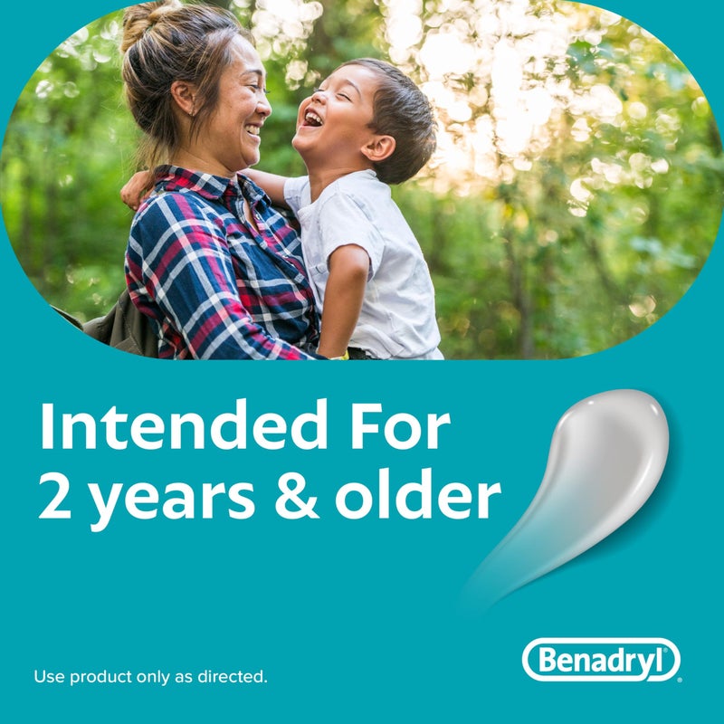 Benadryl Extra Strength Anti-Itch Topical Cream with 2% Diphenhydramine HCI & for Itch Relief of Outdoor Itches Associated with Poison Ivy, Insect Bites & More, 1 oz, 3 Pack - Image 5