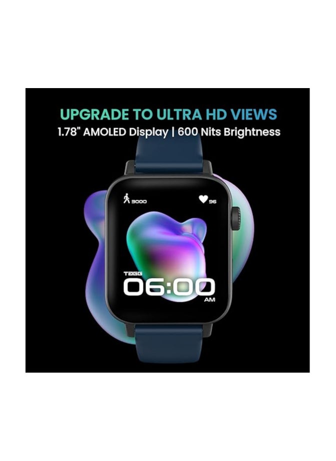 Tagg - TAGG Verve Connect Ultra 1.78" AMOLED Display Bluetooth Calling Smartwatch | Always on Display | Password Protection| Functional Crown | 120+ Sports Mode | HR; - Image 1