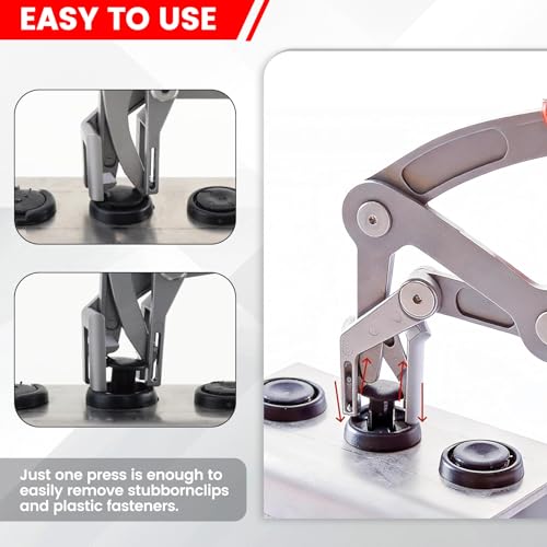 YOUBISON Car Clip Pliers, Panel Clip Removal Tool, Professional Auto Clip Removal Pliers for Automotive Plastic Fasteners, Push Pin & Door Trim, Damage-Free Interior & Exterior Disassembly Tool - Image 3