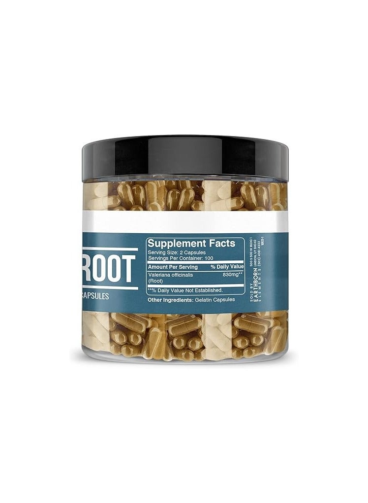 Earthborn Elements Valerian Root 200 Capsules, Pure & Undiluted, No Additives - Image 4