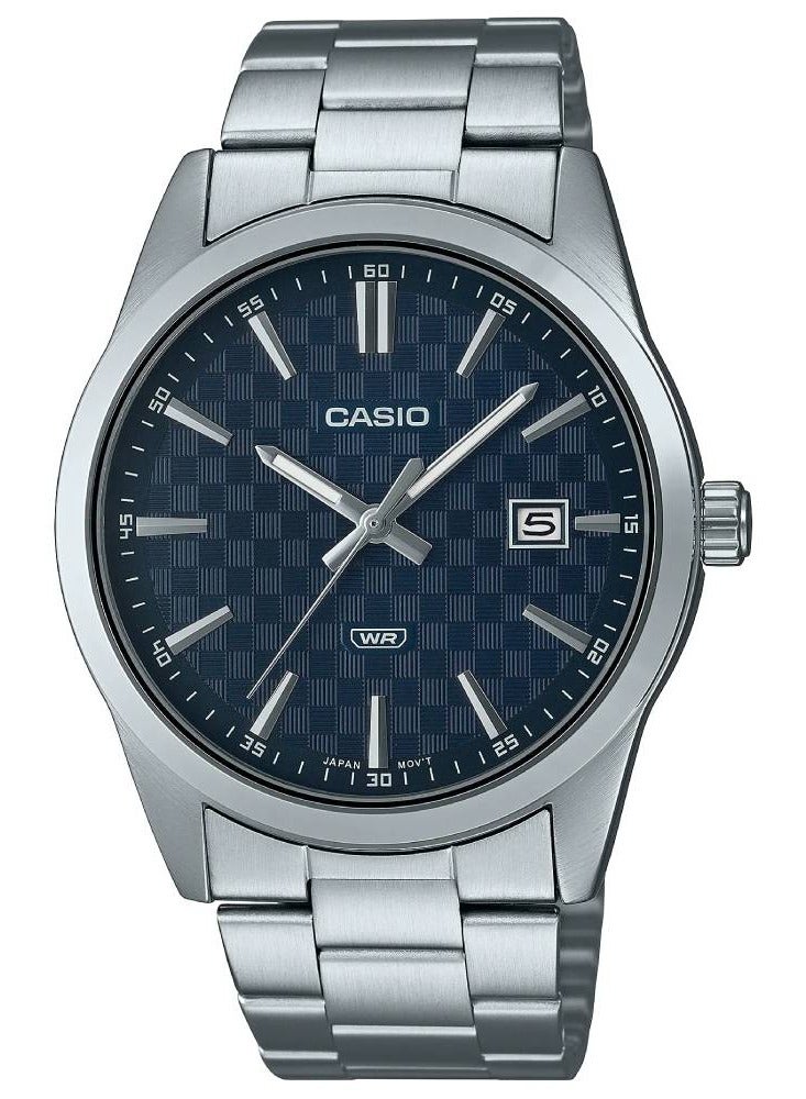 Casio Analog Quartz Stainless Steel Men’s Watch MTP-VD03D-2AUDF - Image 1