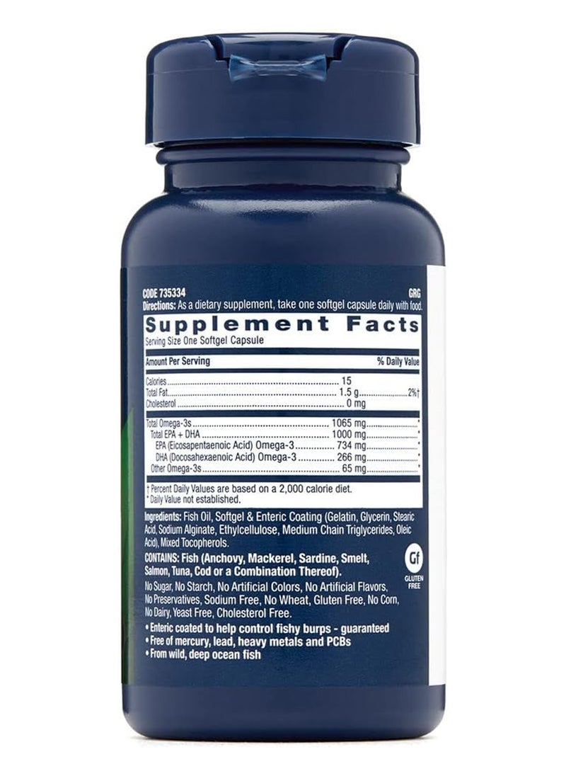 GNC - Triple Strength Fish Oil - Image 1