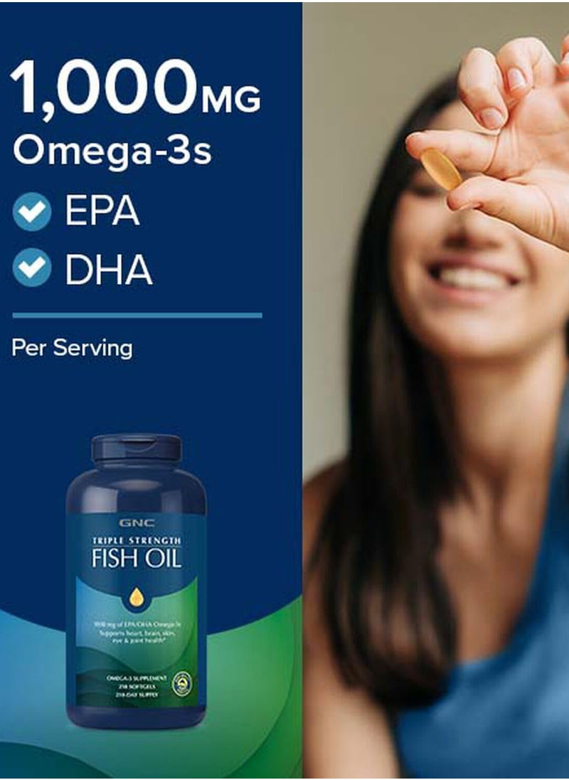 GNC - Triple Strength Fish Oil - Image 1