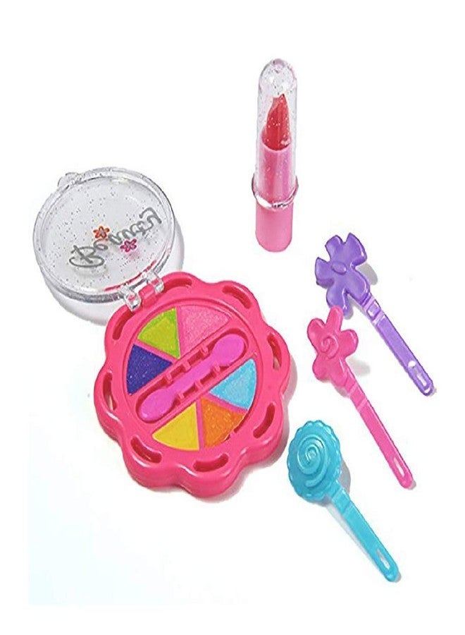 Fratelli Pretend Play Beauty Play Set with Foldable Suitcase, Compact Beauty Accessories Pretend Play | Game Toy Kit for 3 + Year Girls (Open Packing Economy Beauty Set) - Image 3