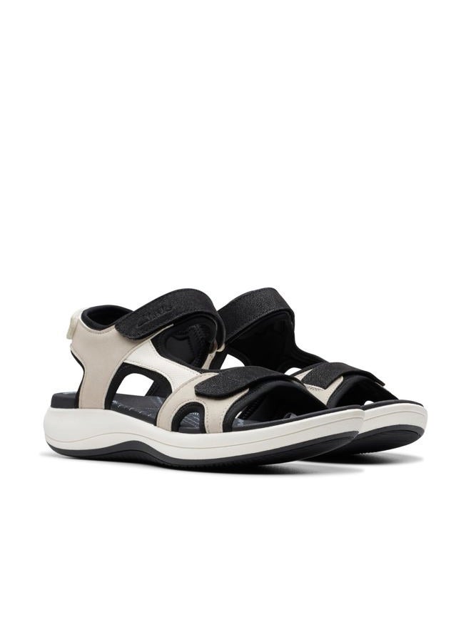 clarks Women's Mira Bay Flat Sandal, Flint Textile, 10 - Image 5